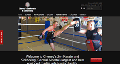 Desktop Screenshot of cheneykarate.com